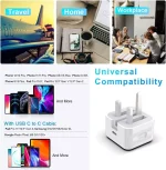 USB-C PD Fast Charger Adaptor UK Socket 20W For iPhone 14 13 12 Pro Max - Image 8